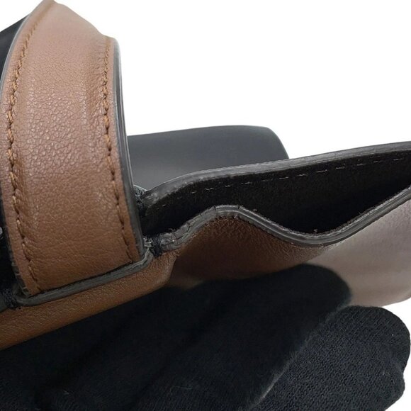 FENDI Flip Medium Tote Size Medium Leather Brown/Black - Picture 8 of 16